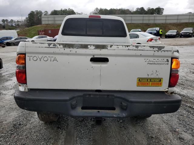 5TEGN92N12Z043097 - 2002 TOYOTA TACOMA DOUBLE CAB PRERUNNER WHITE photo 6