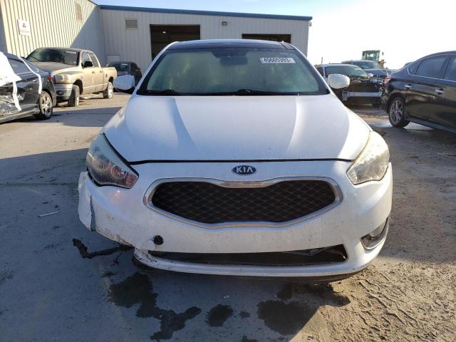 KNALN4D74F5194330 - 2015 KIA CADENZA PREMIUM WHITE photo 5