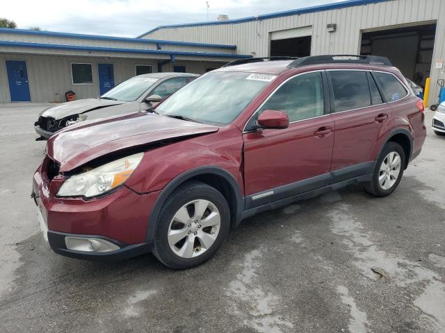 4S4BRDJC2B2411577 - 2011 SUBARU OUTBACK 3.6R LIMITED RED photo 1