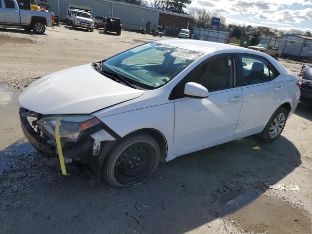 2T1BURHEXEC064982 - 2014 TOYOTA COROLLA L WHITE photo 1