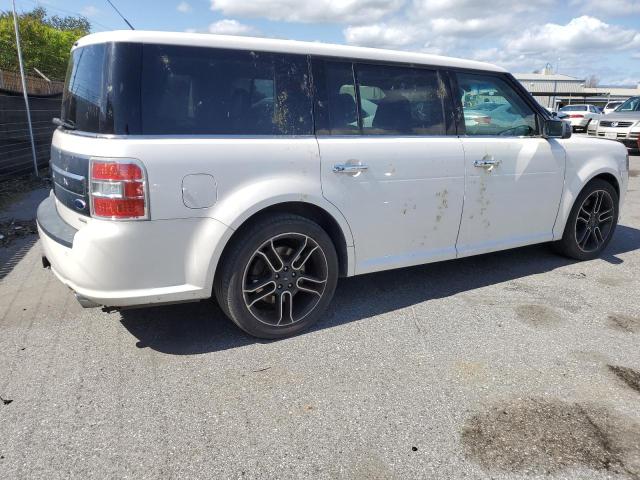 2FMHK6DT3EBD25666 - 2014 FORD FLEX LIMITED WHITE photo 3