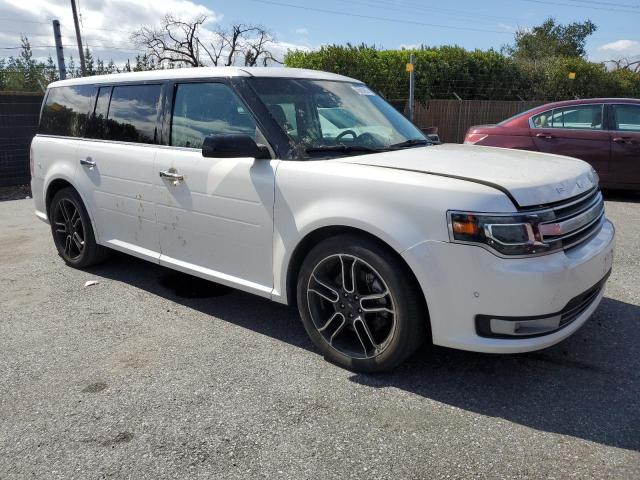 2FMHK6DT3EBD25666 - 2014 FORD FLEX LIMITED WHITE photo 4