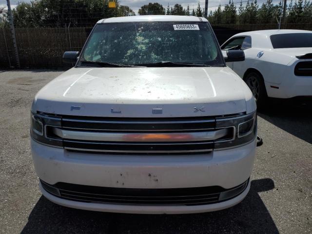 2FMHK6DT3EBD25666 - 2014 FORD FLEX LIMITED WHITE photo 5