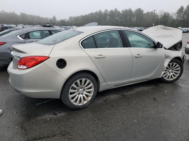 W04GN5EC1B1074521 - 2011 BUICK REGAL CXL CREAM photo 3