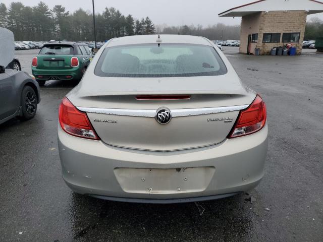 W04GN5EC1B1074521 - 2011 BUICK REGAL CXL CREAM photo 6