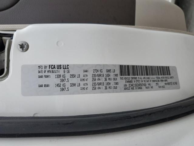 2C4RC1BG3HR507460 - 2017 CHRYSLER PACIFICA TOURING L Ağ foto 14