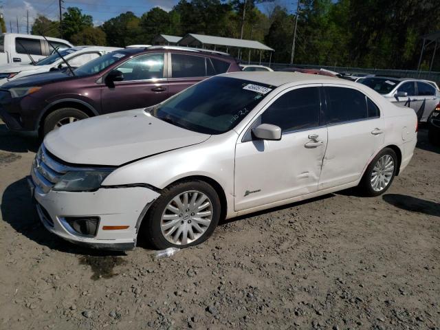 3FADP0L32BR124069 - 2011 FORD FUSION HYBRID WHITE photo 1