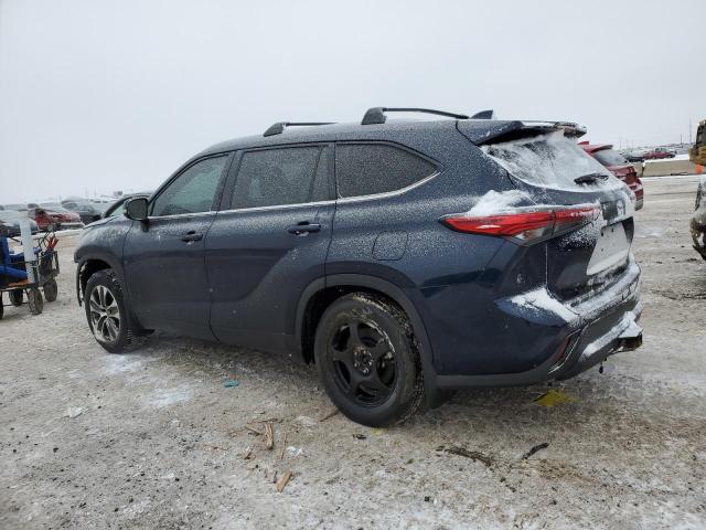 5TDHZRBH3MS535293 - 2021 TOYOTA HIGHLANDER XLE 蓝色 照片 2