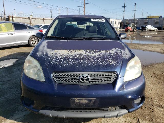 2T1KR32E25C395272 - 2005 TOYOTA COROLLA MA XR BLUE photo 5