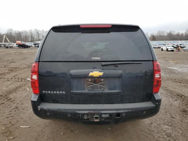 1GNSKJE77DR361748 - 2013 CHEVROLET SUBURBAN K1500 LT BLACK photo 6