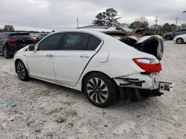 1HGCR6F54FA008261 - 2015 HONDA ACCORD HYBRID EXL WHITE photo 2