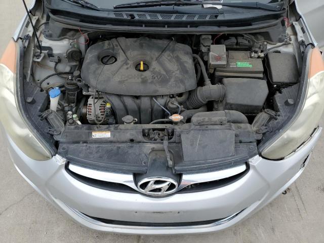 5NPDH4AE4CH137848 - 2012 HYUNDAI ELANTRA GLS SILVER photo 11