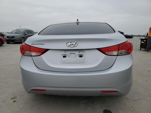 5NPDH4AE4CH137848 - 2012 HYUNDAI ELANTRA GLS SILVER photo 6