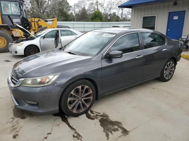 1HGCR2F58EA083794 - 2014 HONDA ACCORD SPORT GRAY photo 1