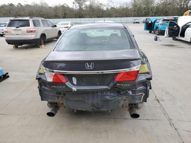 1HGCR2F58EA083794 - 2014 HONDA ACCORD SPORT GRAY photo 6