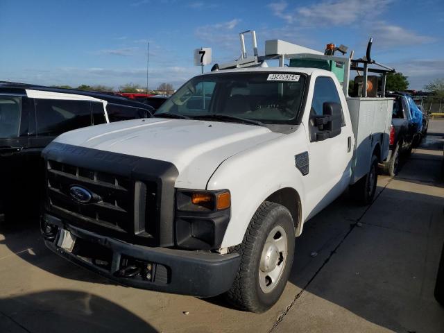 1FDSF30558EC32687 - 2008 FORD F350 SRW SUPER DUTY WHITE photo 1