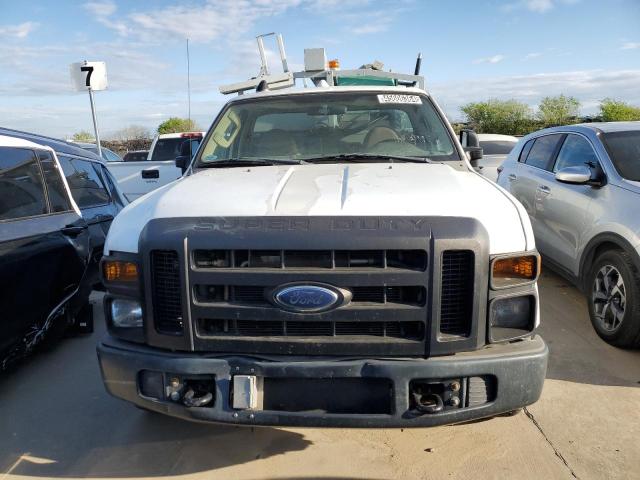 1FDSF30558EC32687 - 2008 FORD F350 SRW SUPER DUTY WHITE photo 5