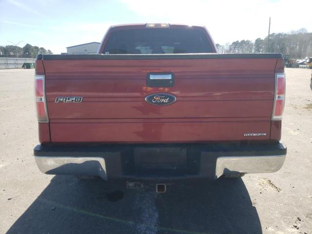 1FTFW1EF9DKD69137 - 2013 FORD F150 SUPERCREW RED photo 6