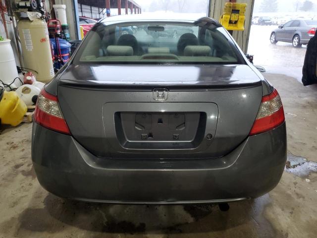 2HGFG12629H504265 - 2009 HONDA CIVIC LX GRAY photo 6