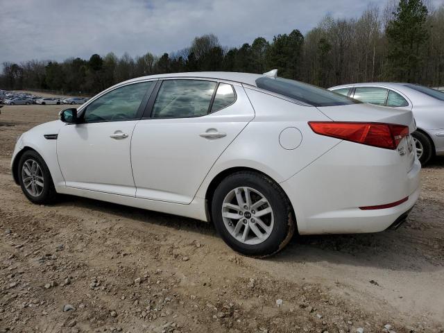 KNAGM4A79B5134448 - 2011 KIA OPTIMA LX WHITE photo 2