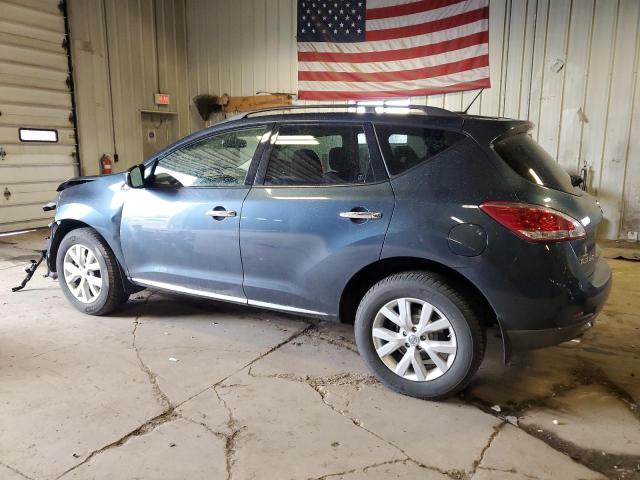 JN8AZ1MW9EW526327 - 2014 NISSAN MURANO S BLUE photo 2