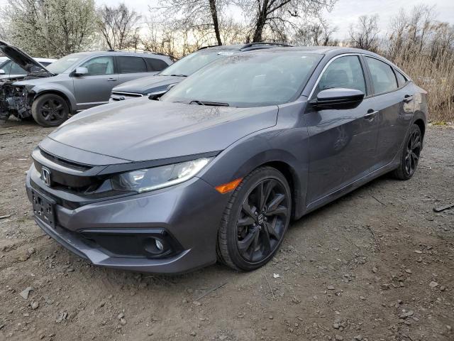 19XFC2F84ME002812 - 2021 HONDA CIVIC SPORT GRAY photo 1