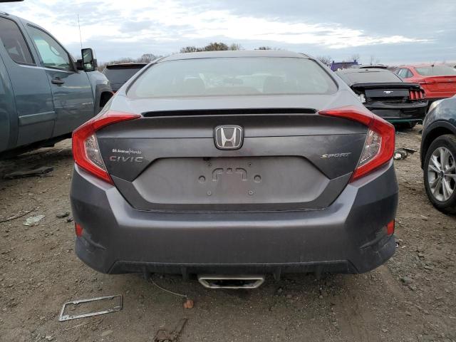 19XFC2F84ME002812 - 2021 HONDA CIVIC SPORT GRAY photo 6