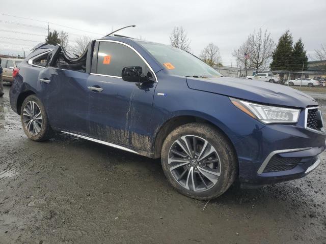 5J8YD7H57LL000002 - 2020 ACURA MDX SPORT HYBRID TECHNOLOGY BLUE photo 4