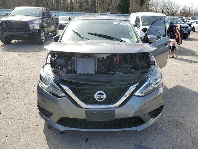 3N1AB7AP5HY319806 - 2017 NISSAN SENTRA S GRAY photo 5