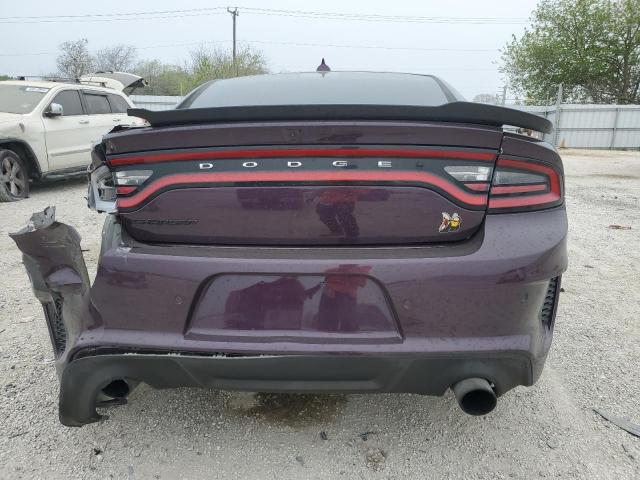 2C3CDXGJ5MH654331 - 2021 DODGE CHARGER SCAT PACK PURPLE photo 6