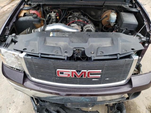 2GTEK13M681122981 - 2008 GMC SIERRA K1500 BURGUNDY photo 11