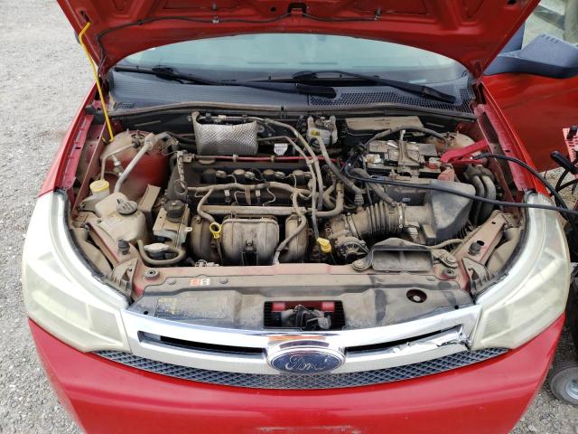 1FAHP32N78W178205 - 2008 FORD FOCUS S/SE RED photo 11