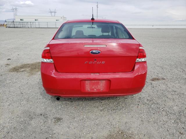 1FAHP32N78W178205 - 2008 FORD FOCUS S/SE RED photo 6