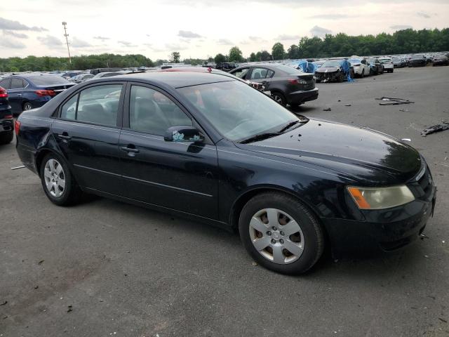 5NPET46C98H312287 - 2008 HYUNDAI SONATA GLS BLUE photo 4