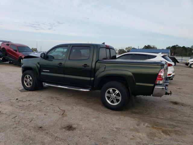 5TFJU4GN3CX020403 - 2012 TOYOTA TACOMA DOUBLE CAB PRERUNNER GREEN photo 2