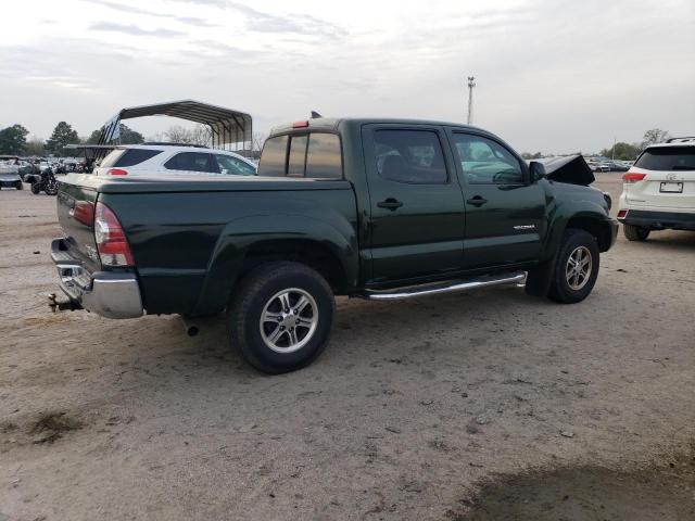 5TFJU4GN3CX020403 - 2012 TOYOTA TACOMA DOUBLE CAB PRERUNNER GREEN photo 3