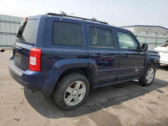 1C4NJRFB4DD263851 - 2013 JEEP PATRIOT LATITUDE BLUE photo 3