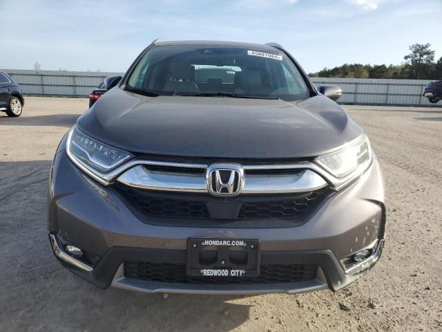 2HKRW2H99JH625490 - 2018 HONDA CR-V TOURING GRAY photo 5