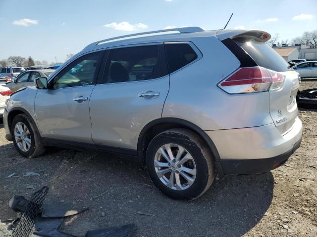 KNMAT2MT3FP546416 - 2015 NISSAN ROGUE S SILVER photo 2