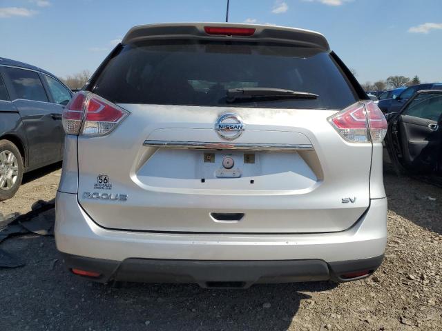 KNMAT2MT3FP546416 - 2015 NISSAN ROGUE S SILVER photo 6