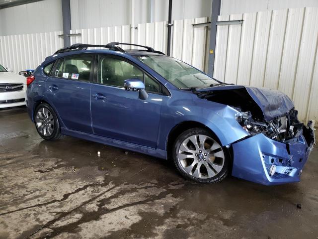 JF1GPAV65FH288711 - 2015 SUBARU IMPREZA SPORT LIMITED BLUE photo 4