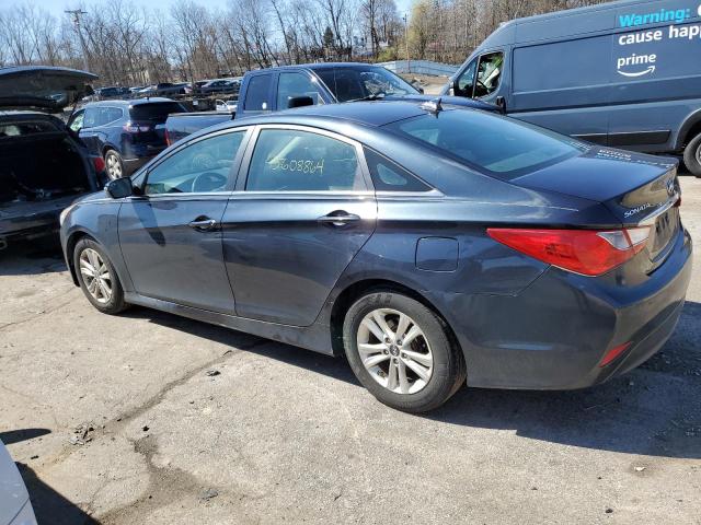 5NPEB4AC5EH946024 - 2014 HYUNDAI SONATA GLS BLUE photo 2