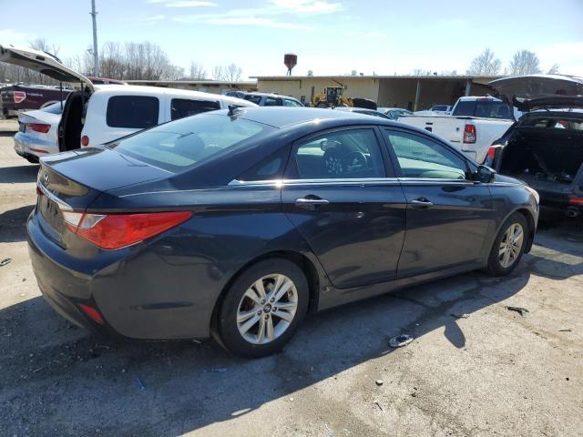 5NPEB4AC5EH946024 - 2014 HYUNDAI SONATA GLS BLUE photo 3