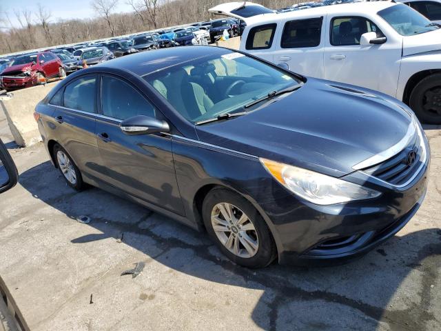 5NPEB4AC5EH946024 - 2014 HYUNDAI SONATA GLS BLUE photo 4