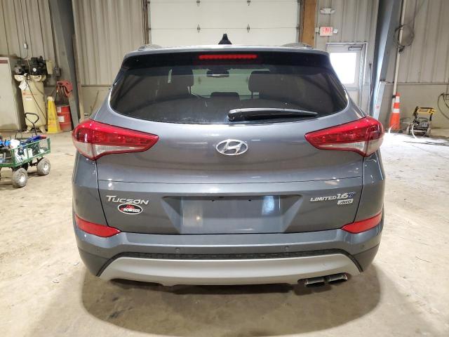 KM8J3CA24HU304395 - 2017 HYUNDAI TUCSON LIMITED GRAY photo 6