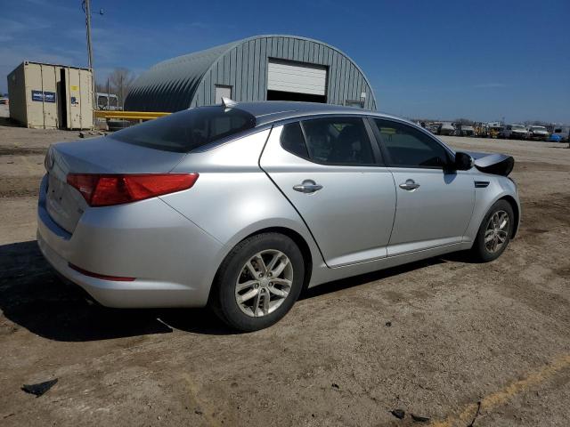 KNAGM4A75D5422860 - 2013 KIA OPTIMA LX SILVER photo 3