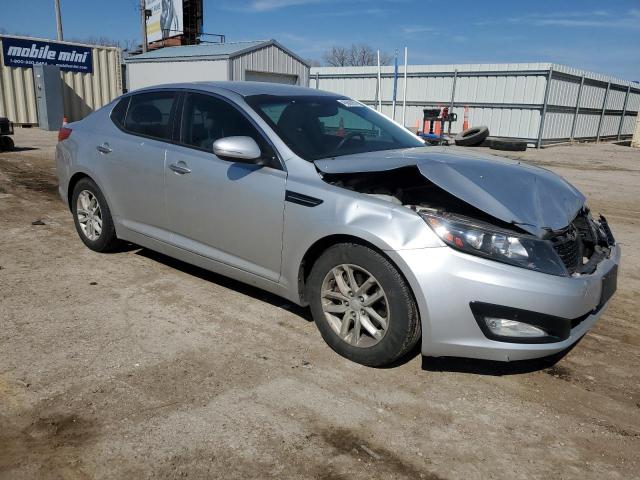 KNAGM4A75D5422860 - 2013 KIA OPTIMA LX SILVER photo 4