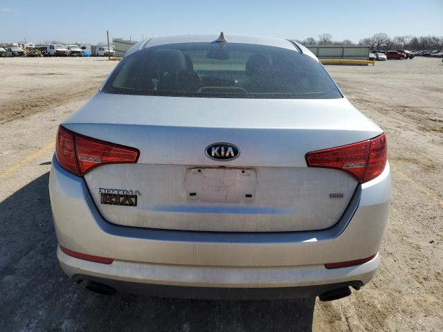 KNAGM4A75D5422860 - 2013 KIA OPTIMA LX SILVER photo 6