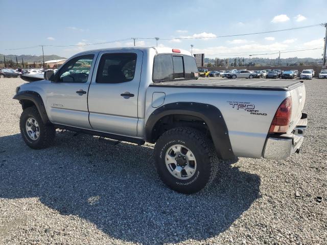 5TELU42N77Z324221 - 2007 TOYOTA TACOMA DOUBLE CAB SILVER photo 2