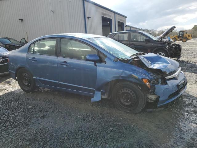 1HGFA16537L051759 - 2007 HONDA CIVIC LX BLUE photo 4